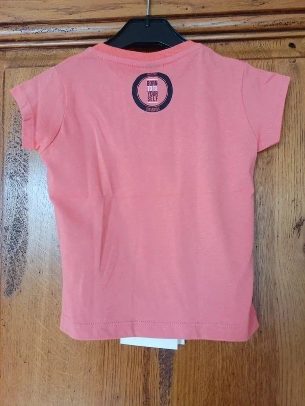 Coral t-shirt size 1/2 years or 18 months brand Siamoises new – photo 10